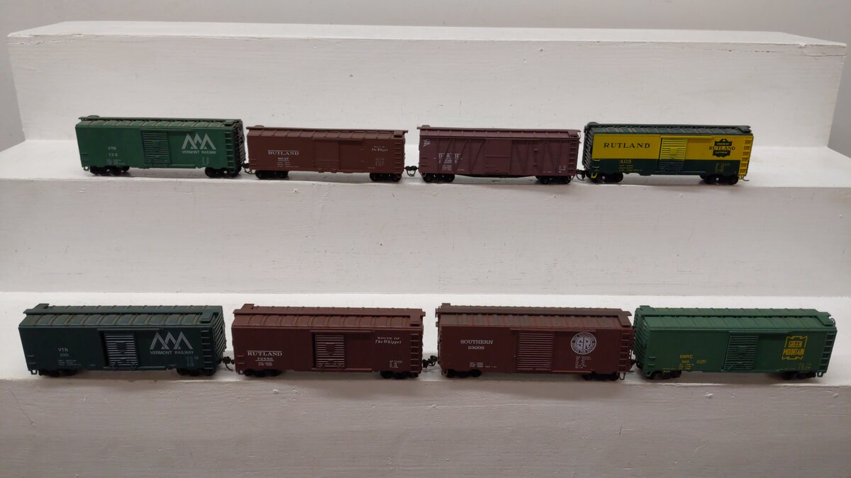 Accurail & Other CUSTOM Assorted Freight Cars: 8047, 408, 17384, 133, 169 [8]