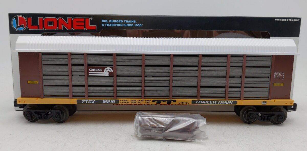 Lionel 6-16215 O Gauge Conrail Two Tier Auto Carrier EX/Box