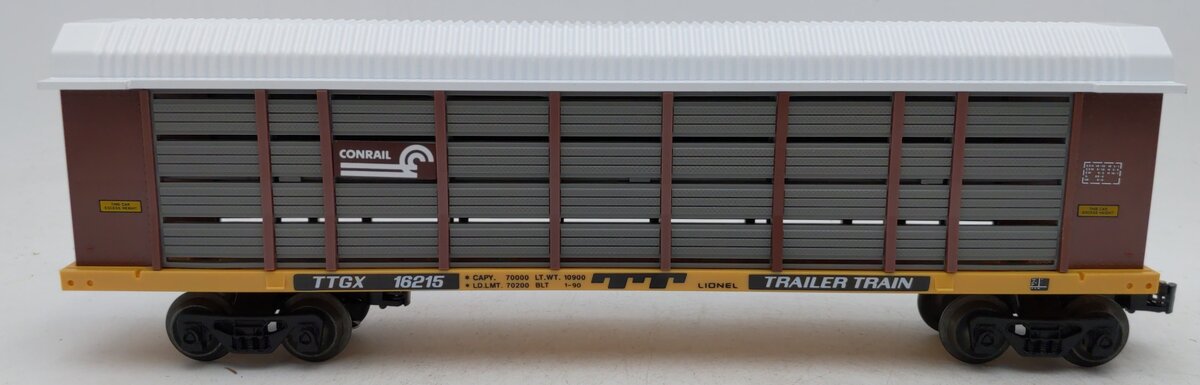 Lionel 6-16215 O Gauge Conrail Two Tier Auto Carrier EX/Box