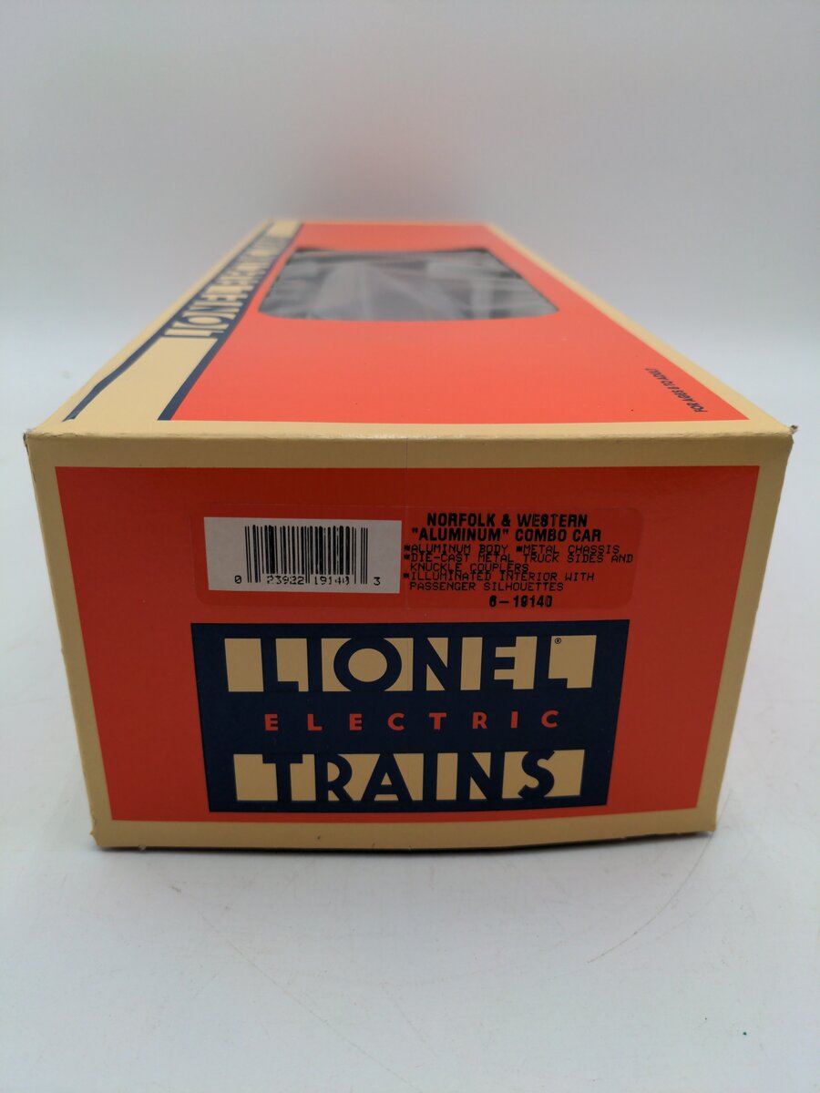 Lionel 6-19140 O Gauge Norfolk & Western Aluminum Combine Car #494 EX/Box