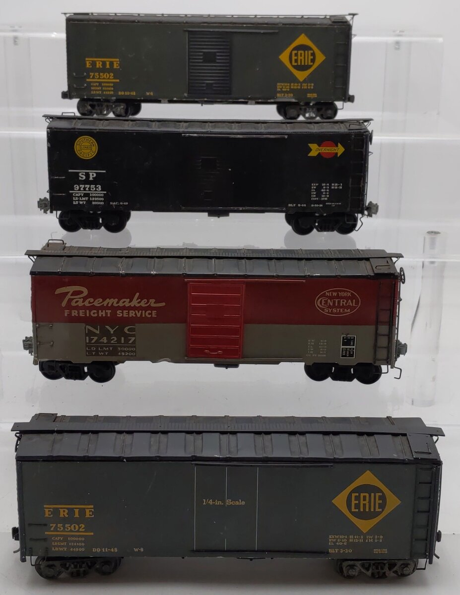 O Scale 2 Rail Custom Freight Cars #174217,75502,97753 [4] VG