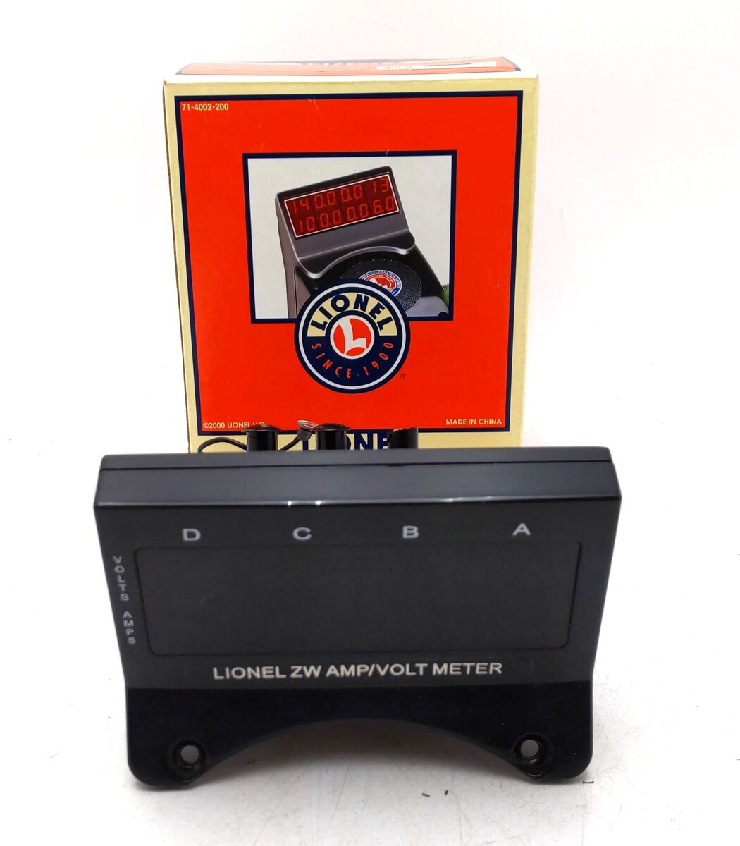 Lionel 6-14077 ZW Amp/Volt Meter (for older ZWs) VG/Box