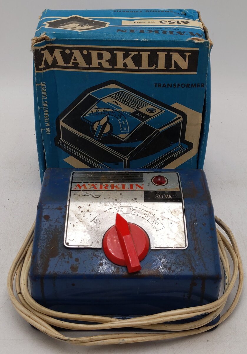 Marklin 6153 Vintage HO 110V Alternating Current Transformer/Box