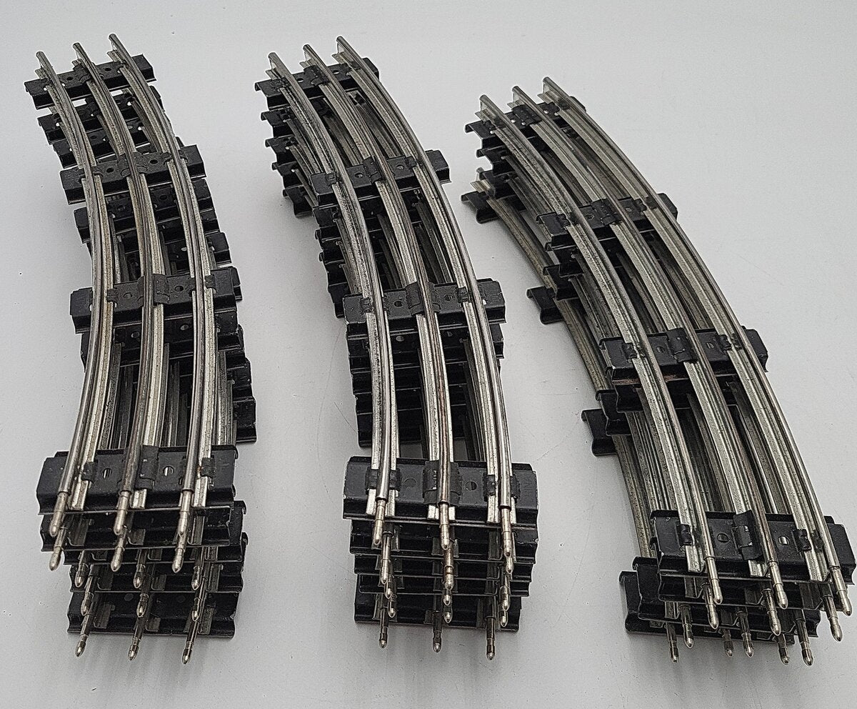 K-LINE O Scale Tubular 3-Rail O-42 Curve Track [14] VG