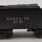 Marx 2731 Vintage Santa Fe Tender EX