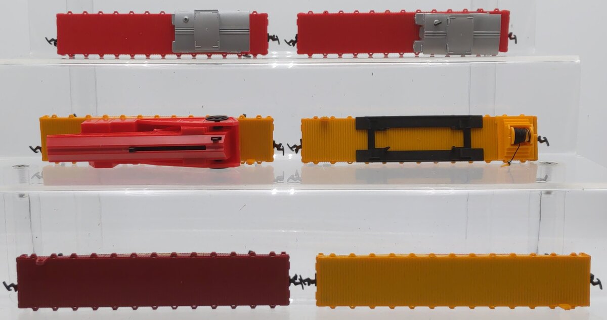 AHM Assorted HO Scale Flatcars: Fire Fox [6] EX