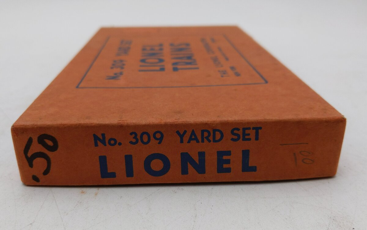 Lionel 309 7-Piece Yard Sign Set - Complete Boxed! EX/Box