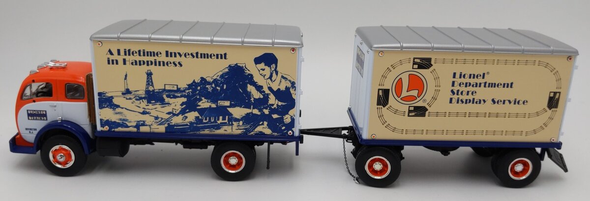 Eastwood Automobilia 410500 1:34 DieCast 1953 White 3000 Freight Truck & Trailer EX/Box