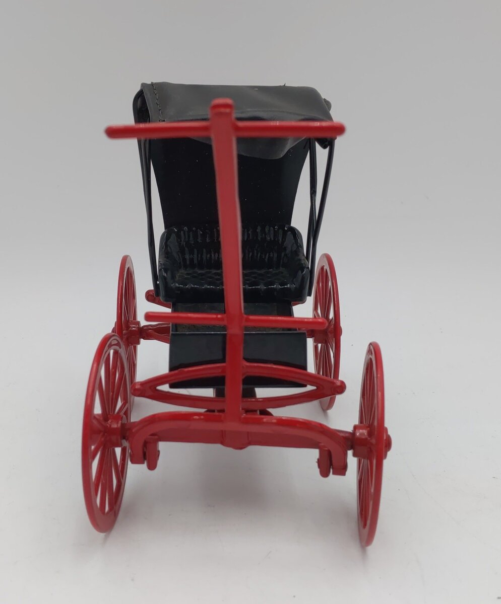 Ertl 1992 1/16 Scale Diecast Metal Agway 1899 Surrey Wagon Black & Red EX