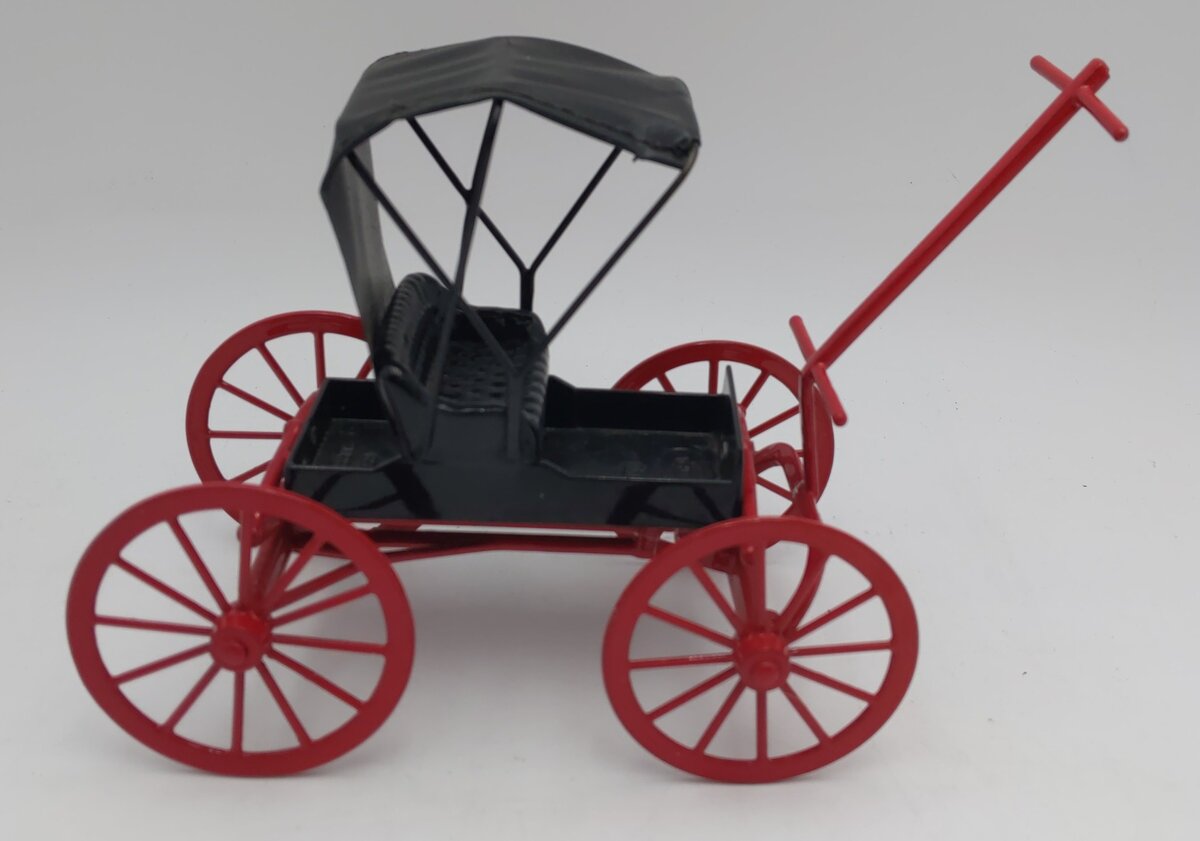Ertl 1992 1/16 Scale Diecast Metal Agway 1899 Surrey Wagon Black & Red EX