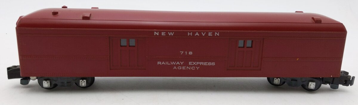 American Flyer 718 Vintage S New Haven Red Operating Mail Pickup Car EX