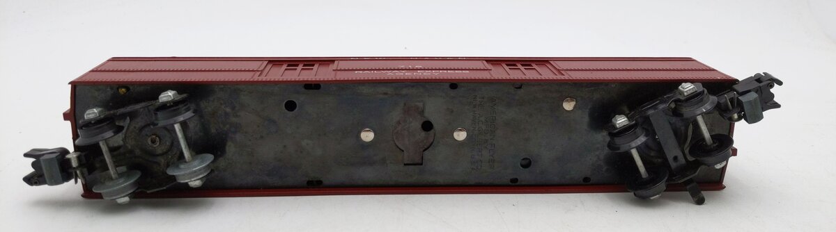 American Flyer 718 Vintage S New Haven Red Operating Mail Pickup Car EX