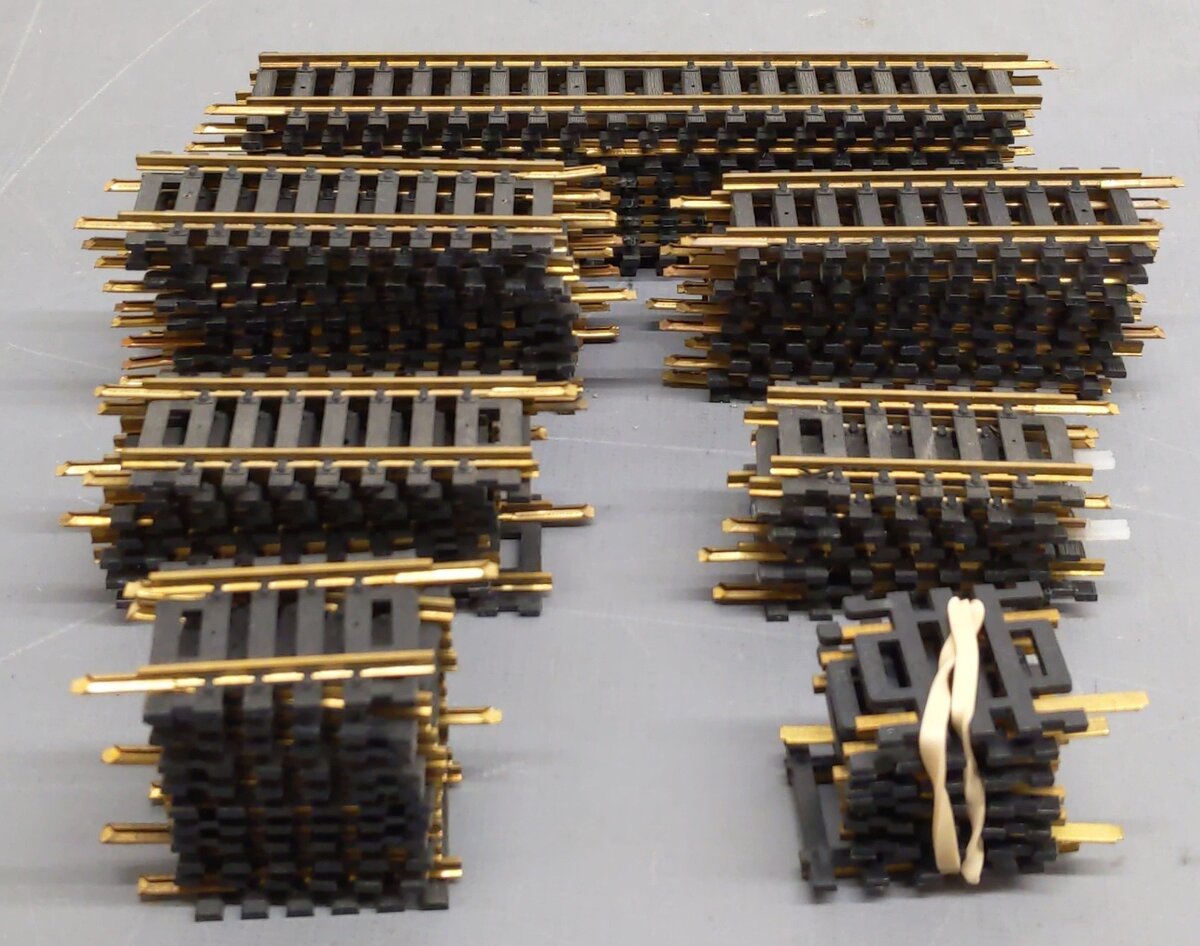 Atlas HO Assorted Code 100 Snap Track Sections [61] EX