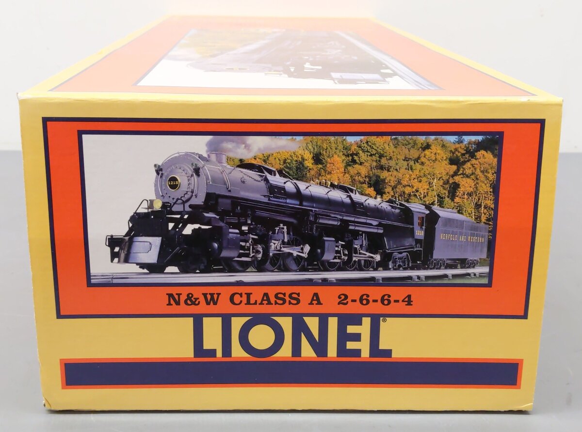 Lionel 6-28052 O Gauge N&W Class A Articulated 2-6-6-4 Steam Loco & Tender #1218 EX/Box