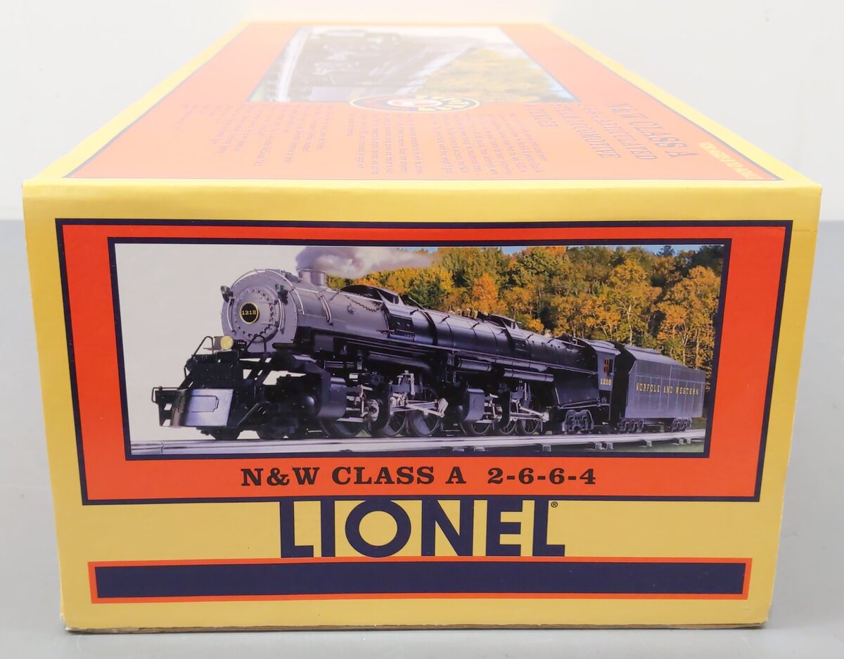 Lionel 6-28052 O Gauge N&W Class A Articulated 2-6-6-4 Steam Loco & Tender #1218 EX/Box