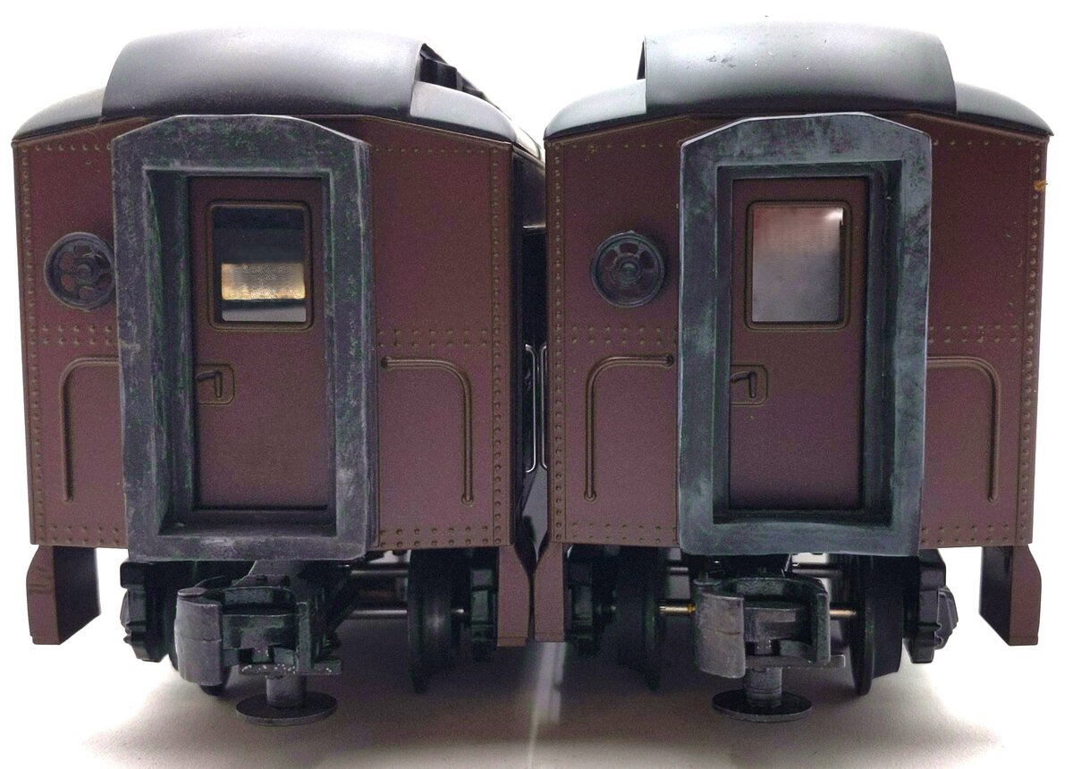 MTH 30-6251 O Pennsylvania RailKing O-27 Madison Combo/Diner Set (Set of 2) EX/Box