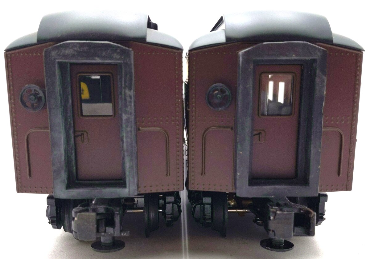 MTH 30-6251 O Pennsylvania RailKing O-27 Madison Combo/Diner Set (Set of 2) EX/Box
