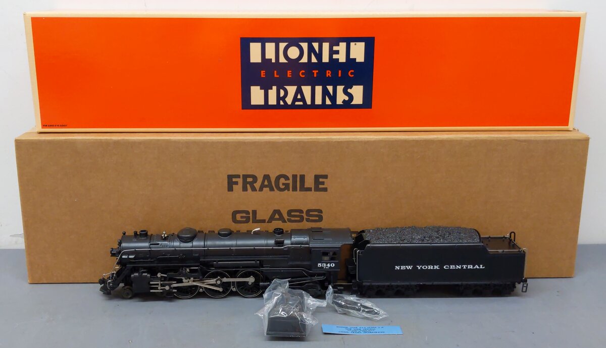 Lionel 6-18005 O NYC 4-6-4 700E Hudson Steam & Tender #5340 w/ Display Case EX/Box
