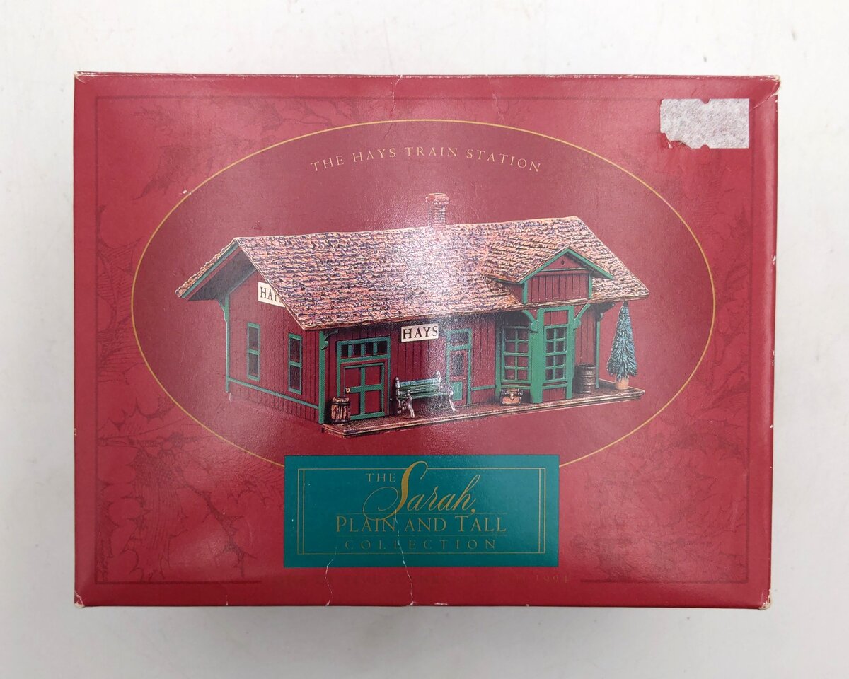 Hallmark 9452 The Hays Train Station from The Sarah Plain and Tall Collection LN/Box