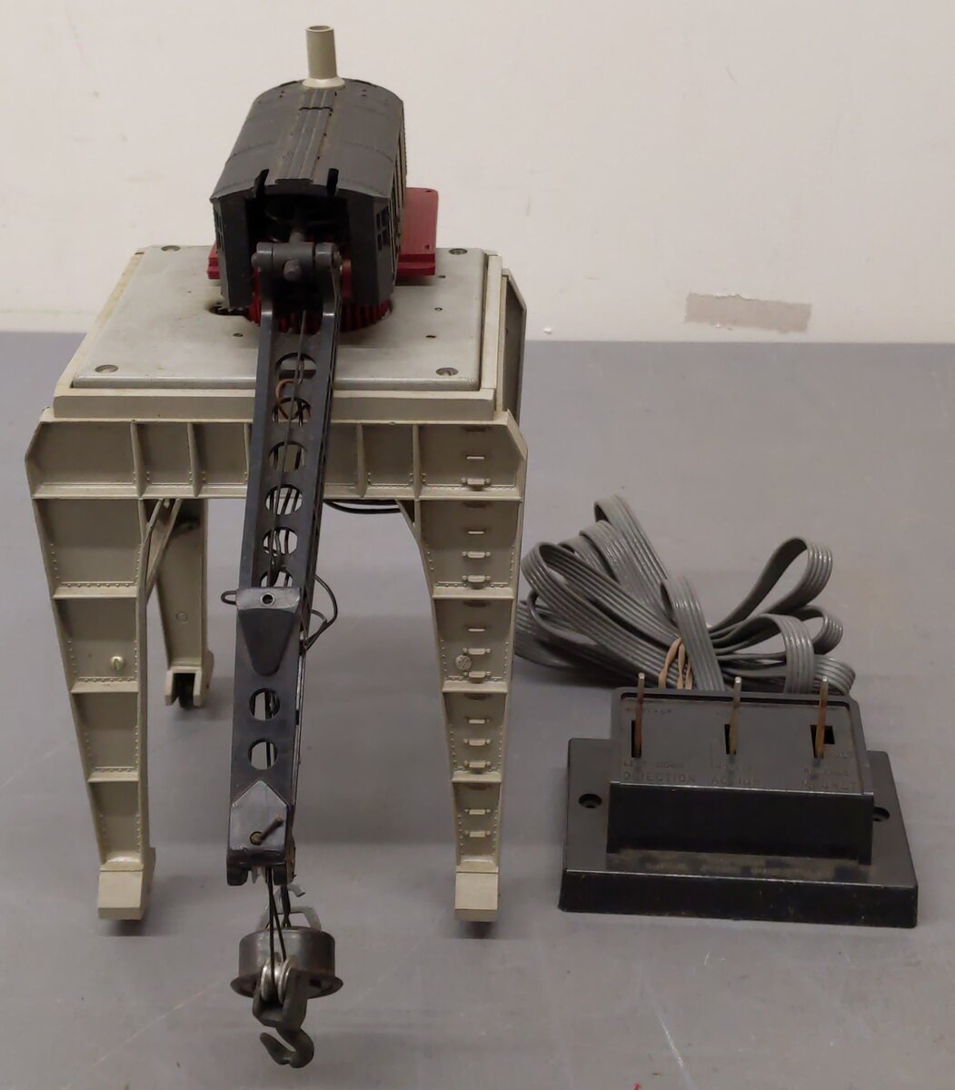 Lionel 282 Vintage O Bucyrus Erie Remote Control Gantry Crane EX