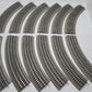 Lionel 6-12015 FasTrack O36 45-Degree Curved Track (12) EX