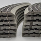Lionel 6-12015 FasTrack O36 45-Degree Curved Track (12) EX