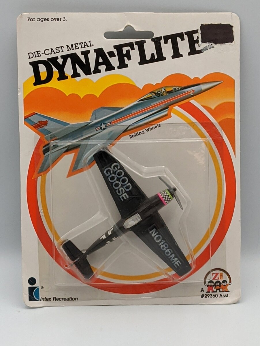 Zee Toys 29360 1:64 Dyna-Flite 186ME Good Goose Propeller Plane MT/Box