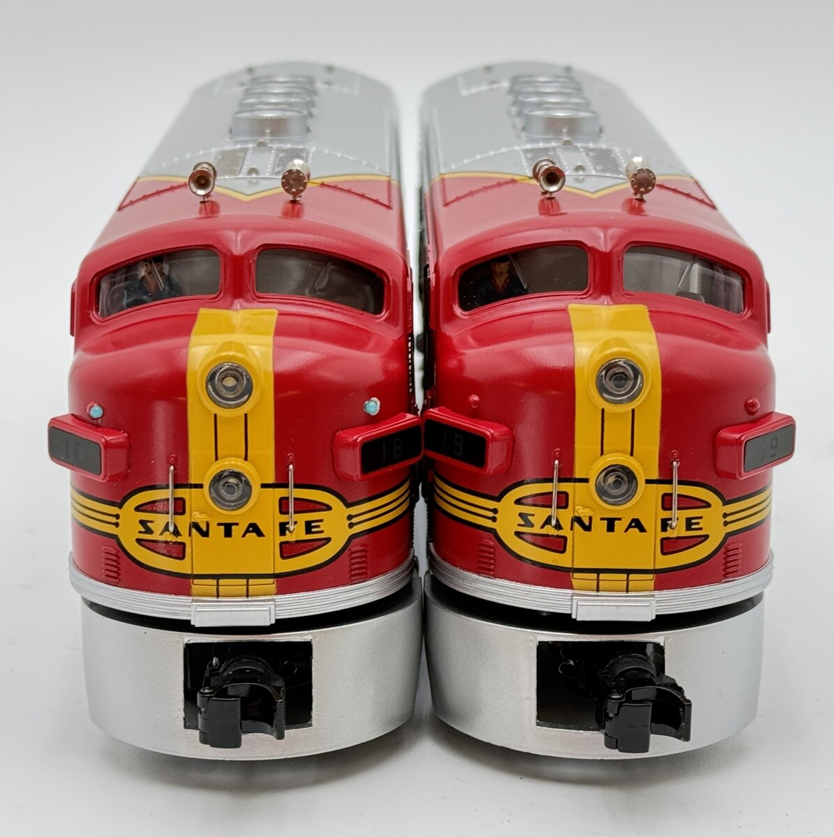 MTH 20-2153-1 O Gauge Santa Fe EMD F-3 AA Diesel Engine Set w/PS1 LN/Box