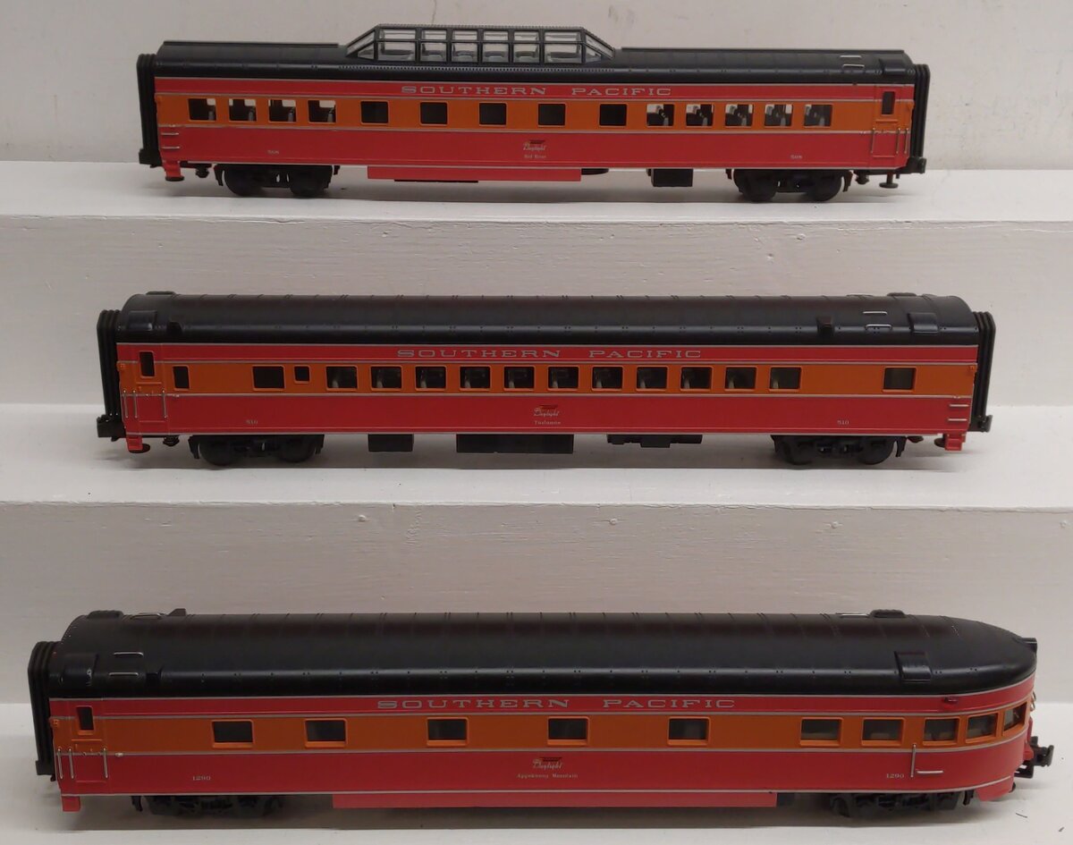 MTH 20-6523 Southern Pacific 70' #510 #568 #1290 Passenger Cars EX