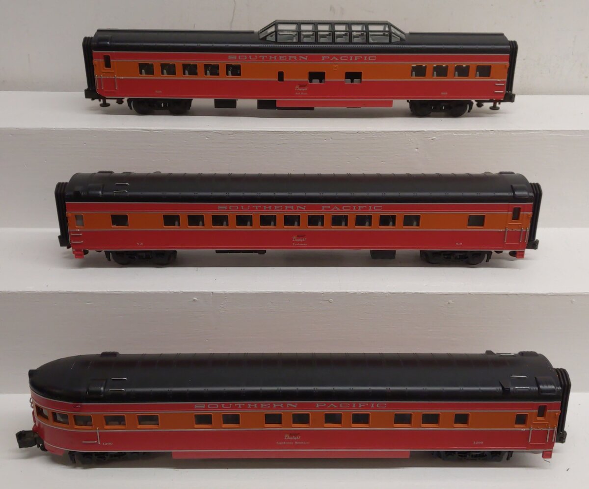 MTH 20-6523 Southern Pacific 70' #510 #568 #1290 Passenger Cars EX