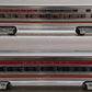 MTH 20-6122 O Gauge AT&SF "El Capitan" Sleeper/Diner Aluminum Passenger Car Set EX/Box