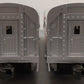 MTH 20-6122 O Gauge AT&SF "El Capitan" Sleeper/Diner Aluminum Passenger Car Set EX/Box