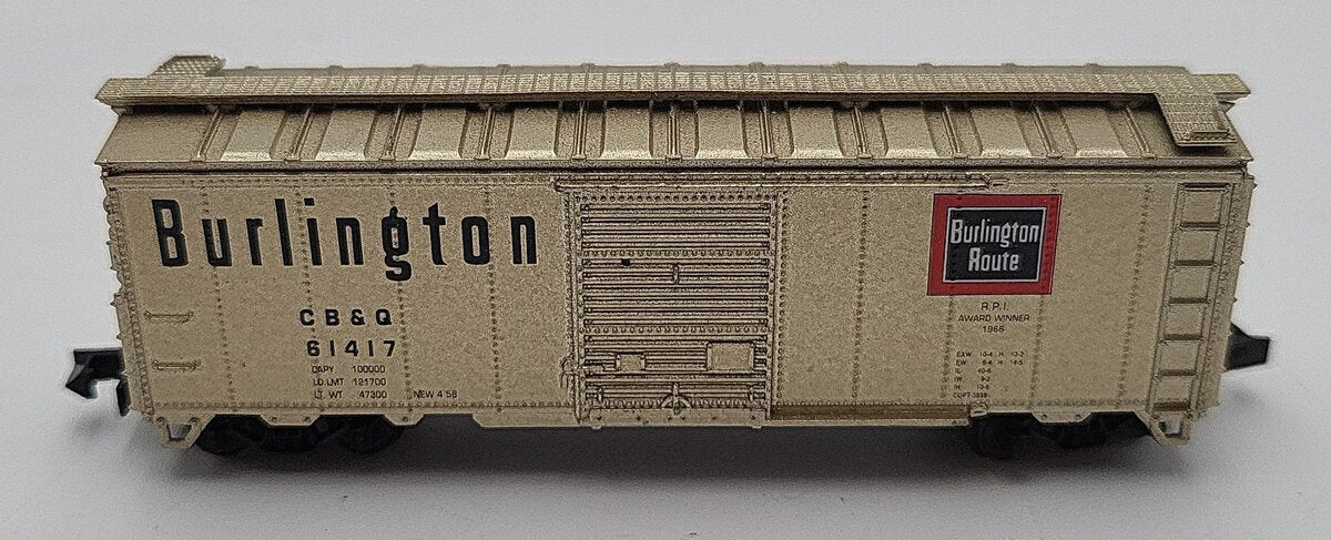 N Scale Burlington Northern Boxcar #61417 LN/Box