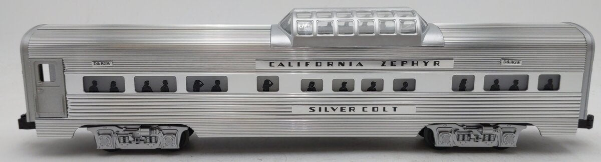 Lionel 6-19124 O Gauge California Zephyr Aluminum 