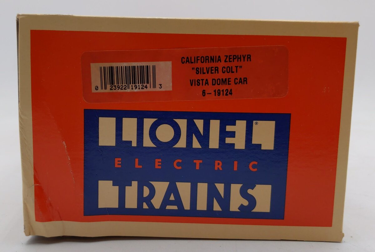 Lionel 6-19124 O Gauge California Zephyr Aluminum 