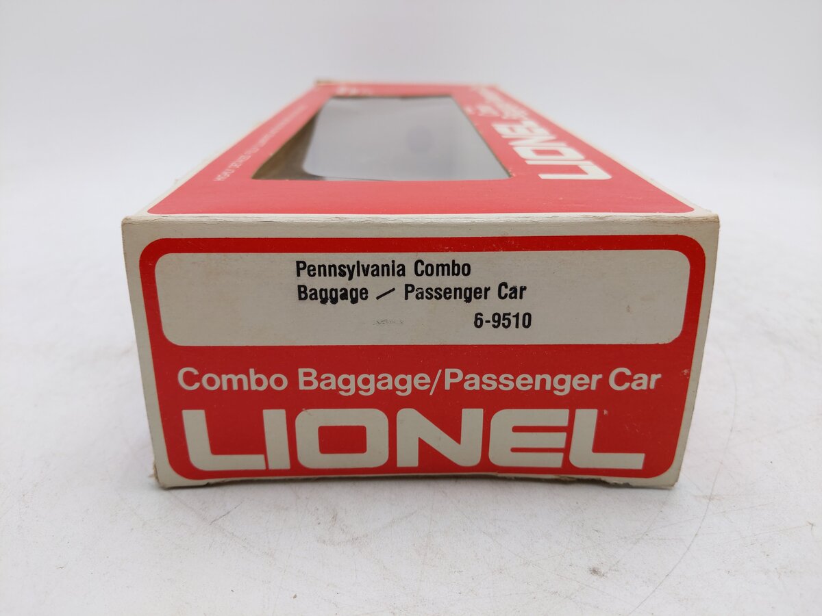 Lionel 6-9510 O27 Pennsylvania Mail Combo Baggage/Passenger Car VG/Box