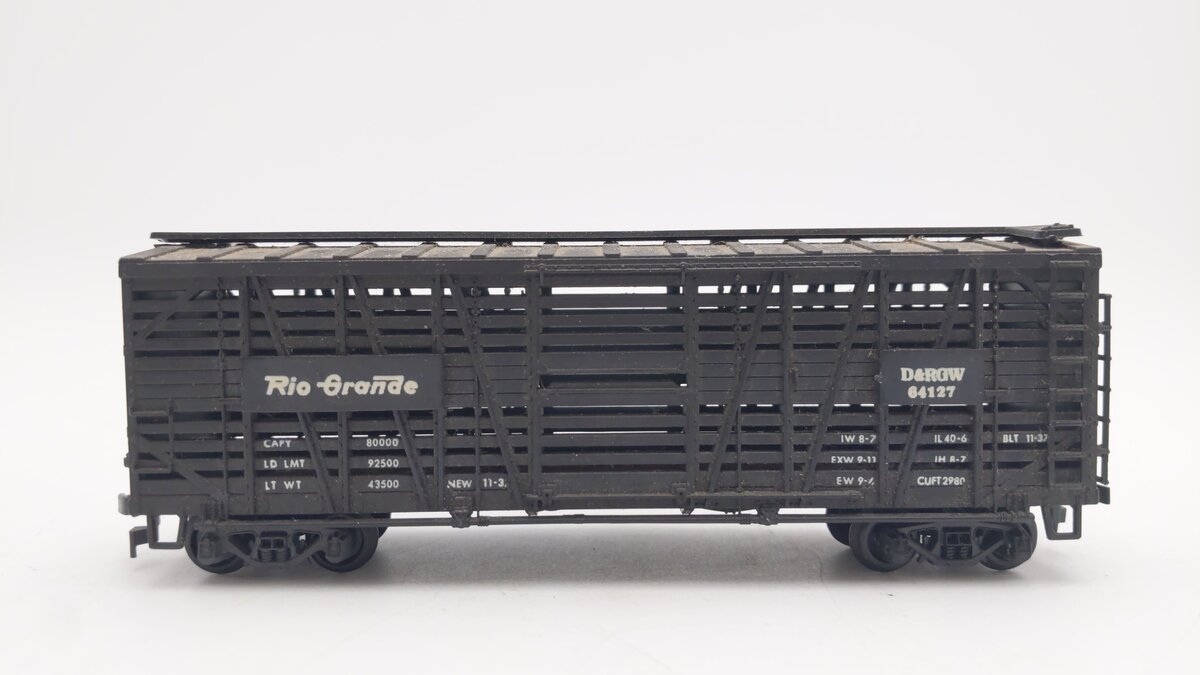 Roco HO Scale Rio Grande Stock Car #64127 VG
