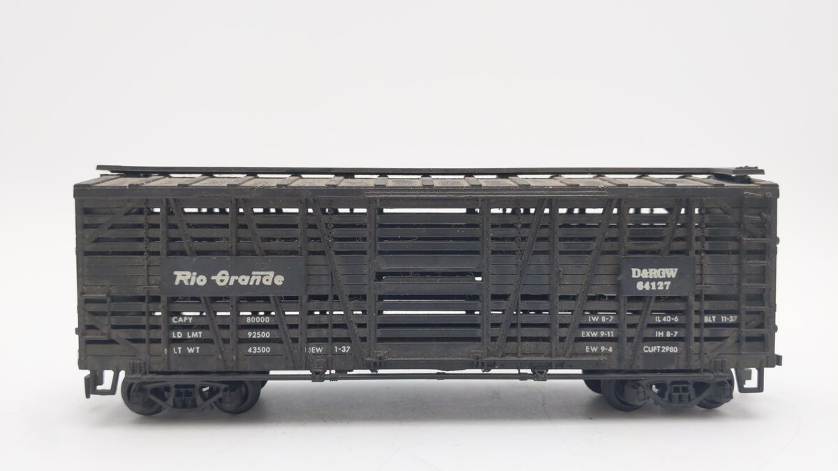 Roco HO Scale Rio Grande Stock Car #64127 VG