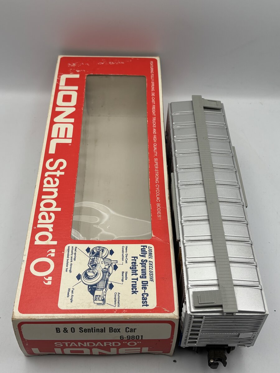 Lionel 6-9801 O Gauge Baltimore & Ohio Sentinel Box Car VG/Box