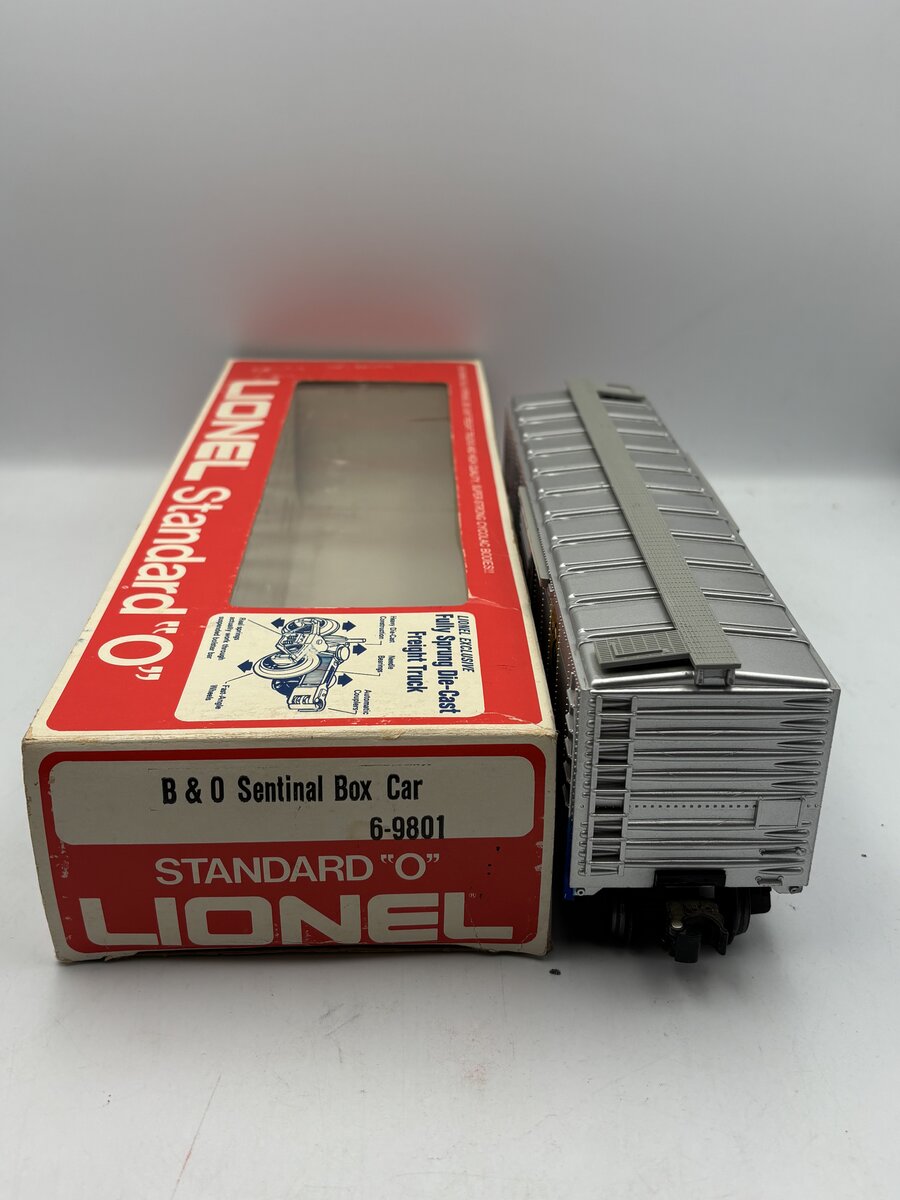 Lionel 6-9801 O Gauge Baltimore & Ohio Sentinel Box Car VG/Box