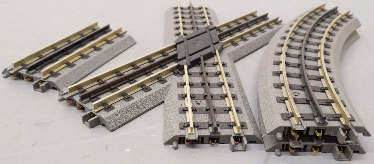 MTH O Gauge Solid Rail Track Sections [7] EX
