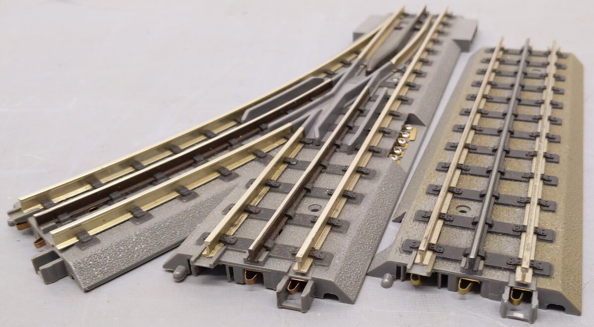 MTH O Gauge Solid Rail Track Sections [7] EX