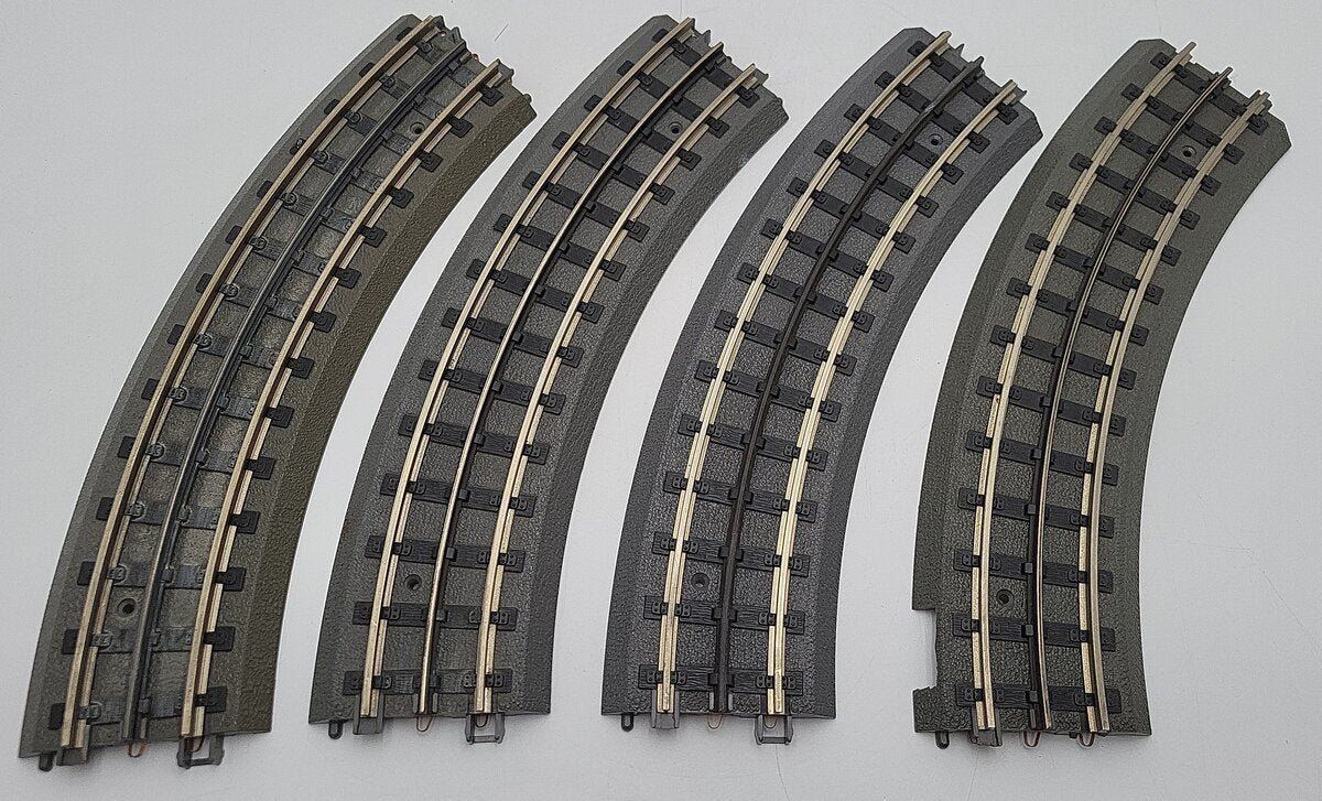MTH 40-1002 MTH RealTrax 031 Curved Sections Solid Rail [4] EX