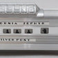 Lionel 6-19126 O Gauge California Zephyr "Silver Pony" Aluminum Vista Dome Car EX/Box