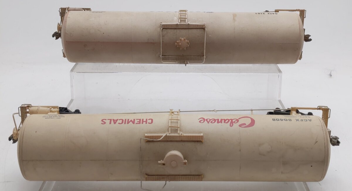 Athearn/Weaver O Scale Custom Weathered Single Dome Tank Cars #3101/80408 [2]