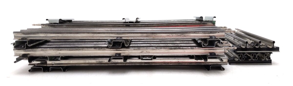 Lionel O Gauge Tubular Insulated Straight Track Sections: 6-12840, 6-65505 [19] VG
