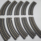 MTH 40-1002 RealTrax O31 Curved Track Hollow Rails (10) EX