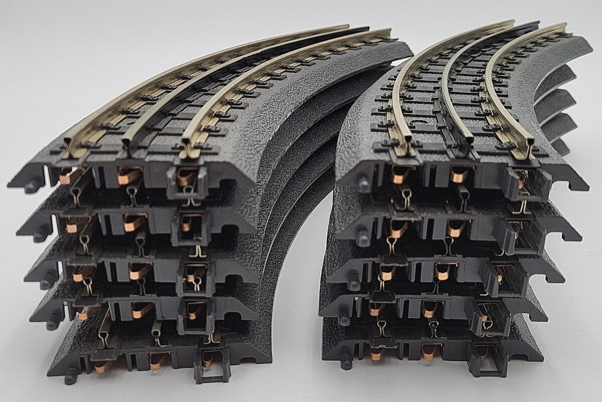 MTH 40-1002 RealTrax O31 Curved Track Hollow Rails (10) EX