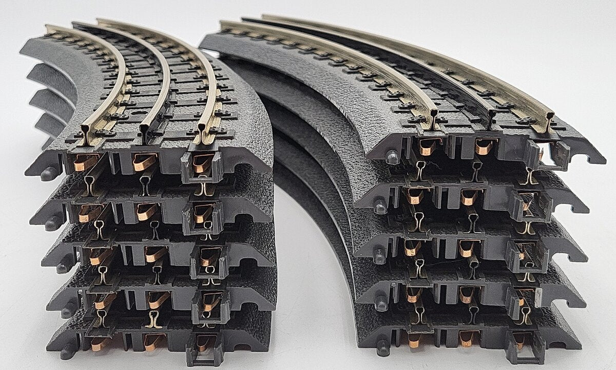 MTH 40-1002 RealTrax O31 Curved Track Hollow Rails (10) EX