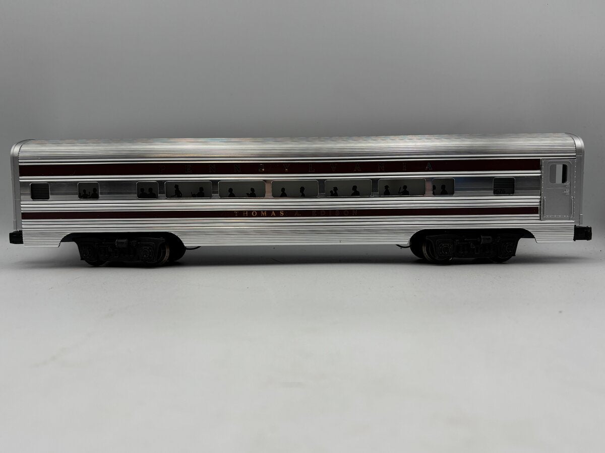 Lionel 6-9575 O Gauge Pennsylvania "Thomas A. Edison" Aluminum Passenger Car EX/Box